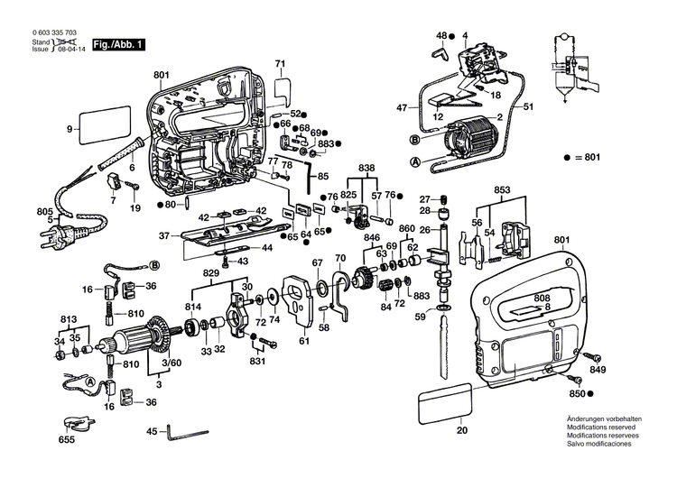 New Genuine Bosch 2605104980 Housing Section