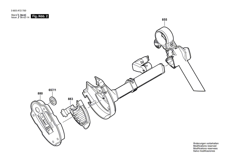 New Genuine Bosch 2605105081 Housing Section