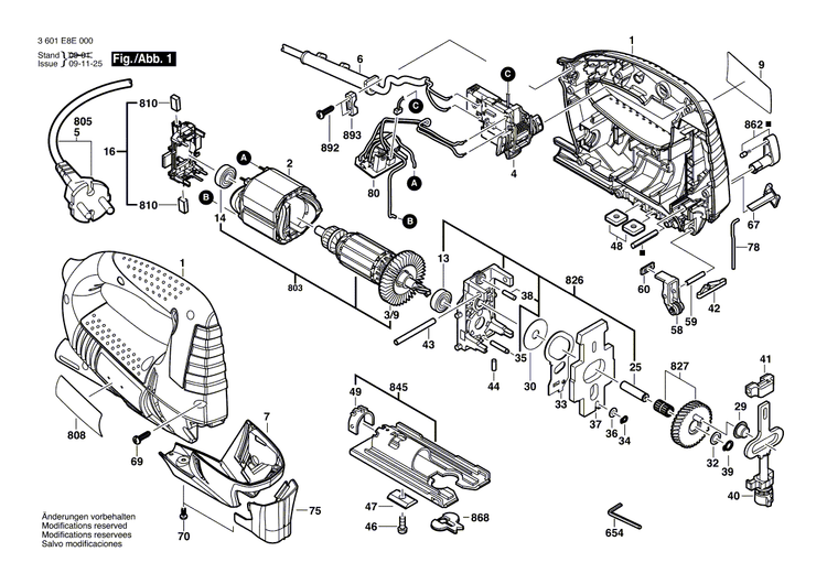 New Genuine Bosch 2605105112 Housing Section