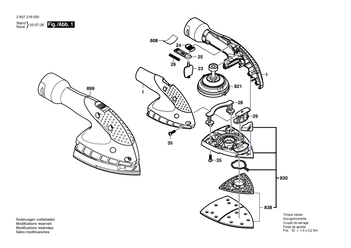 New Genuine Bosch 2605105114 Housing Section