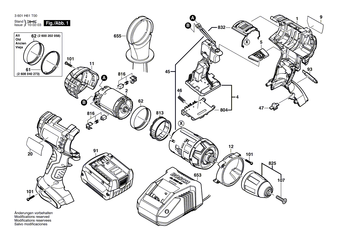 New Genuine Bosch 2605105140 Housing Section