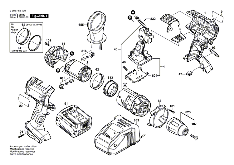 New Genuine Bosch 2605105140 Housing Section