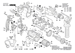 New Genuine Bosch 2605105142 Motor Housing