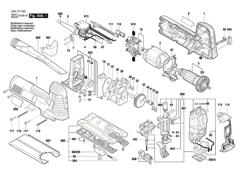 New Genuine Bosch 2605105148 Housing Section