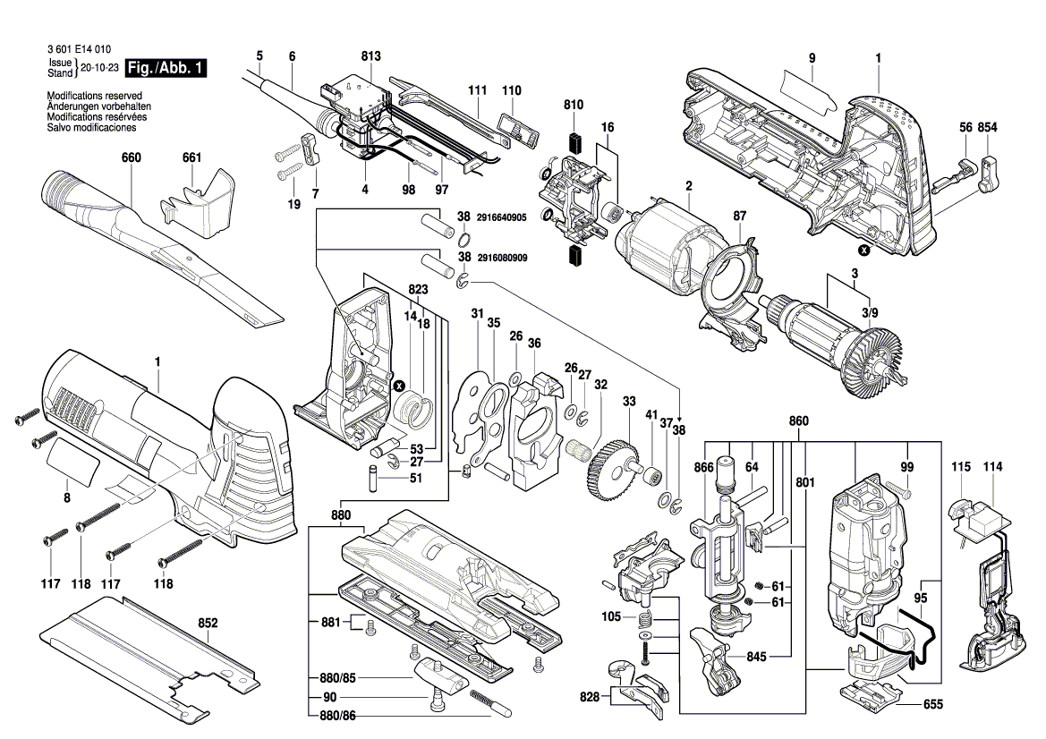 New Genuine Bosch 2605105180 Housing Section