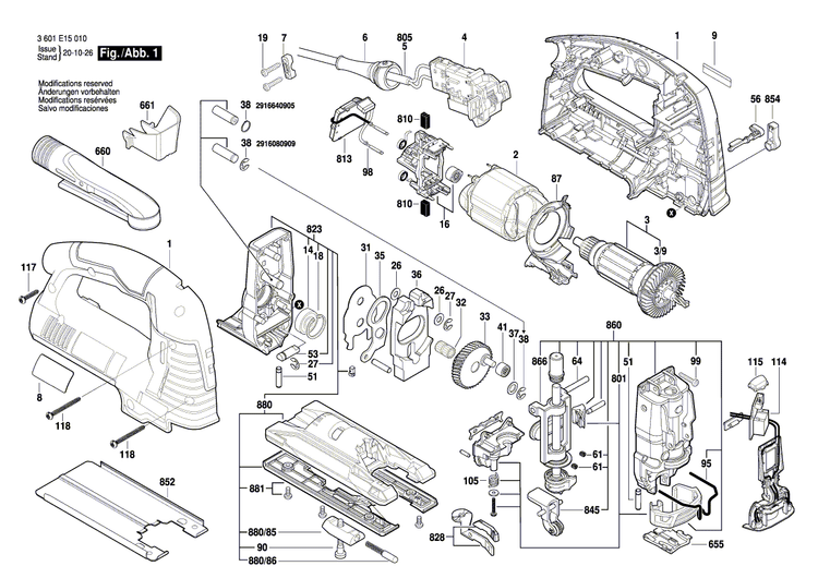 New Genuine Bosch 2605105181 Housing Section