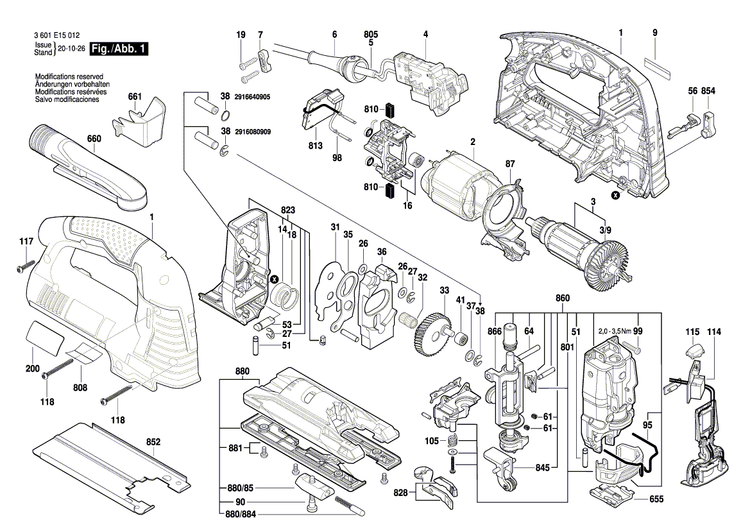 New Genuine Bosch 2605105209 Housing Section