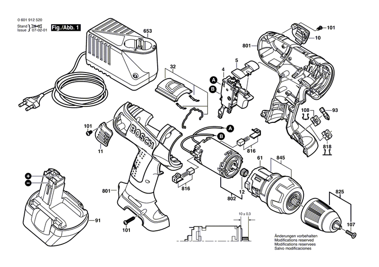 New Genuine Bosch 2605105907 Housing Section