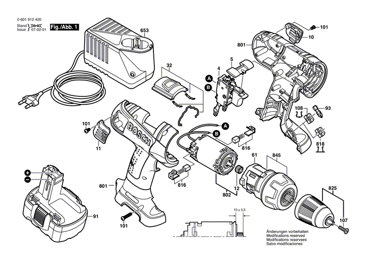 New Genuine Bosch 2605105908 Housing Section