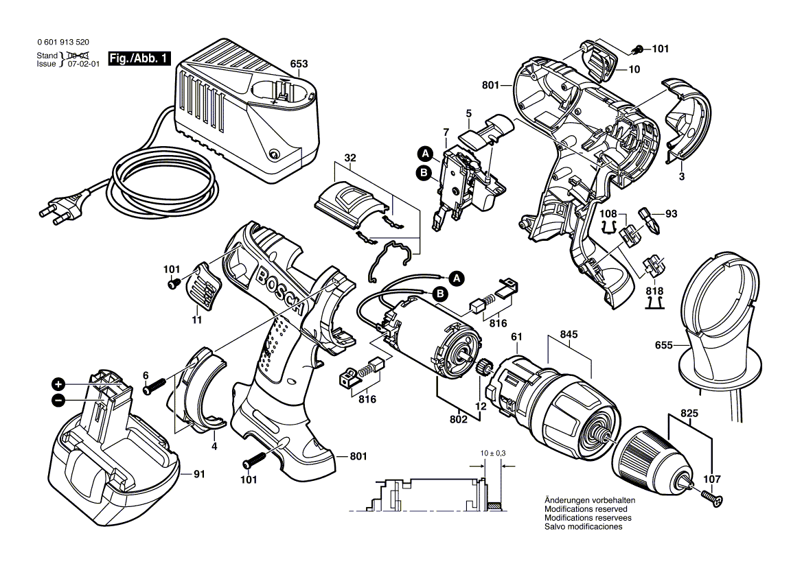New Genuine Bosch 2605105911 Housing Section