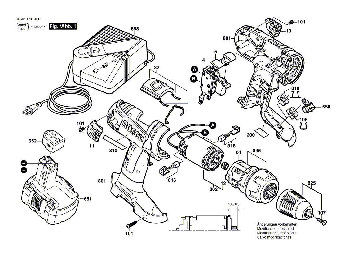 New Genuine Bosch 2605105916 Housing Section