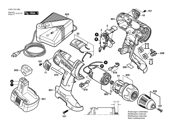 New Genuine Bosch 2605105916 Housing Section