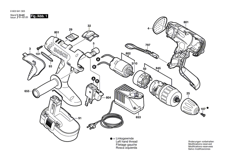 New Genuine Bosch 2605105936 Housing Section