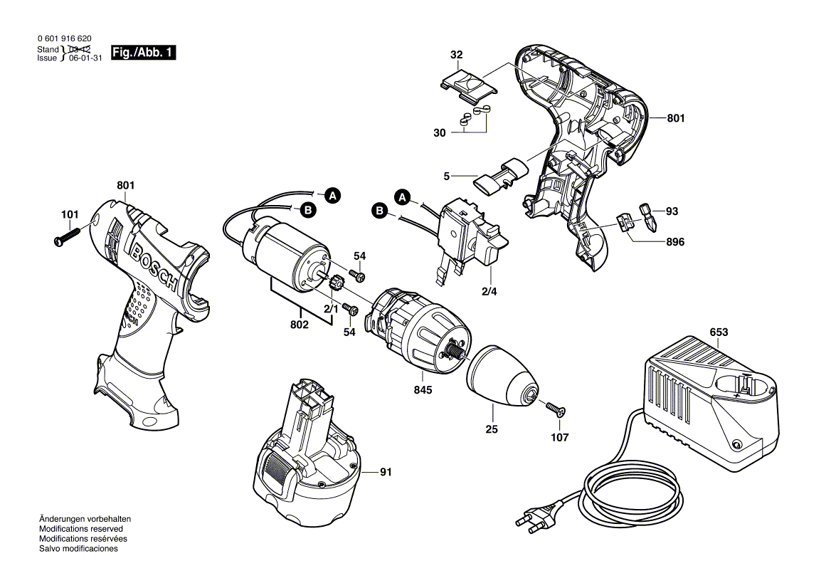 New Genuine Bosch 2605105950 Housing Section
