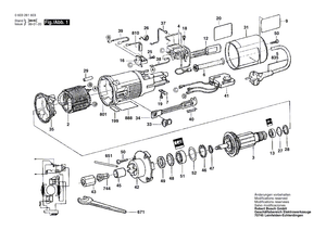 New Genuine Bosch 2605108907 Motor Housing