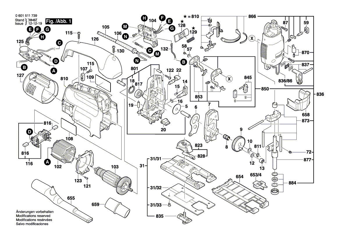 New Genuine Bosch 2605108913 Motor Housing
