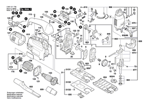 New Genuine Bosch 2605108913 Motor Housing