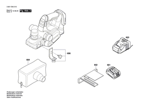 New Genuine Bosch 2605133037 Handle