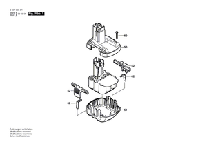 New Genuine Bosch 2605190210 Battery Housing