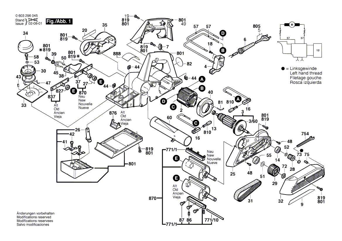 New Genuine Bosch 2605190913 Housing