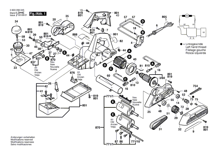 New Genuine Bosch 2605190913 Housing
