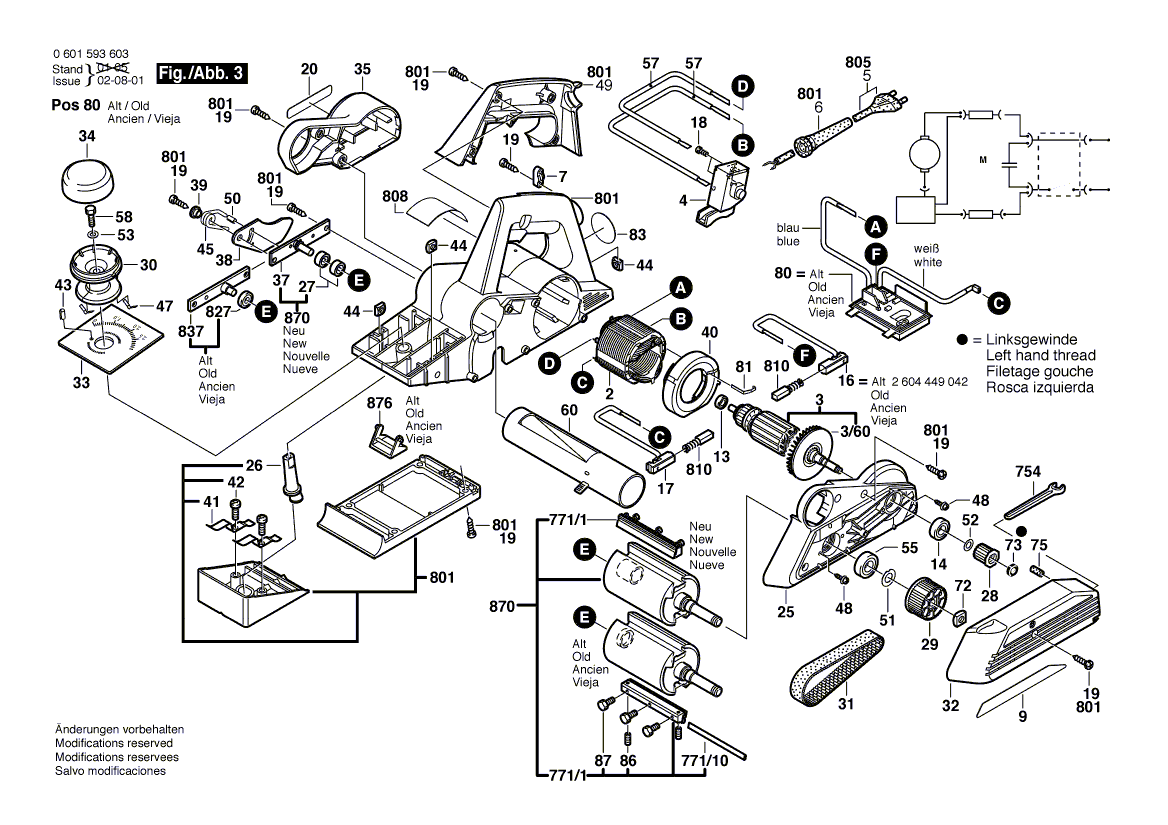 New Genuine Bosch 2605190914 Housing