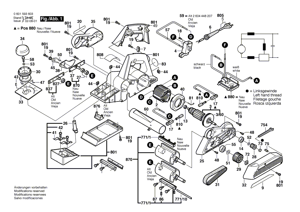 New Genuine Bosch 2605190914 Housing