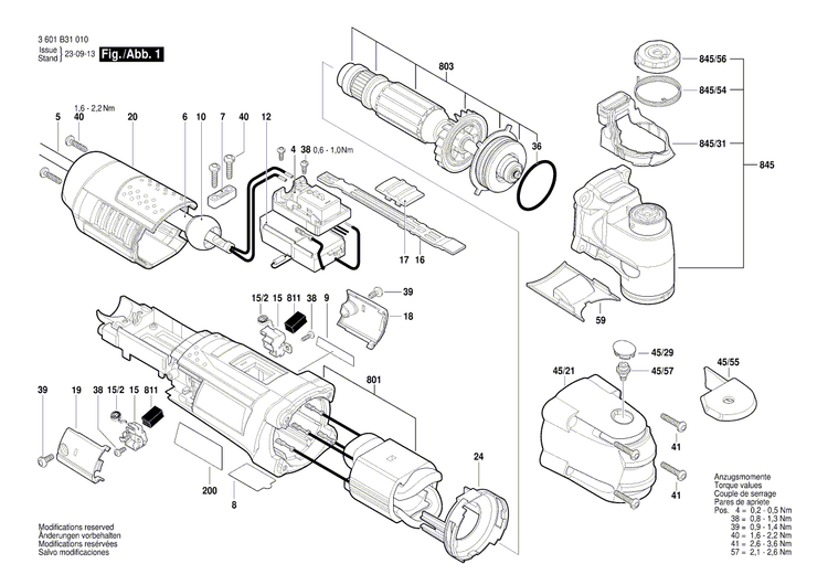 New Genuine Bosch 2605190931 Housing Assembly