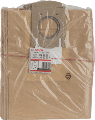 New Genuine Bosch 2605411061 Paper Filter Bag For dust extractors