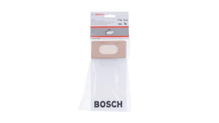New Genuine Bosch 2605411068 Paper Dust Bag For belt sanders, For random
