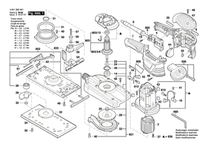 New Genuine Bosch 2605411234 Dust Chamber