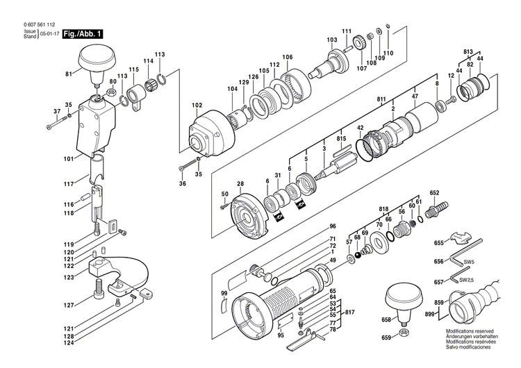 New Genuine Bosch 2605500054 Gear Cover