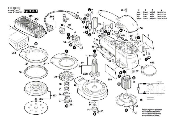 New Genuine Bosch 2605500124 Housing Cover