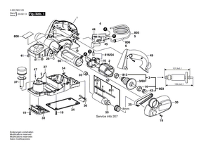 New Genuine Bosch 2605500189 Gear Cover