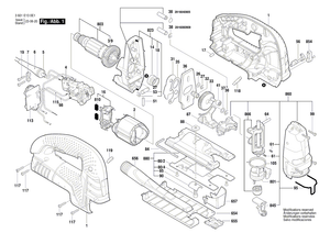New Genuine Bosch 2605500203 Baffle