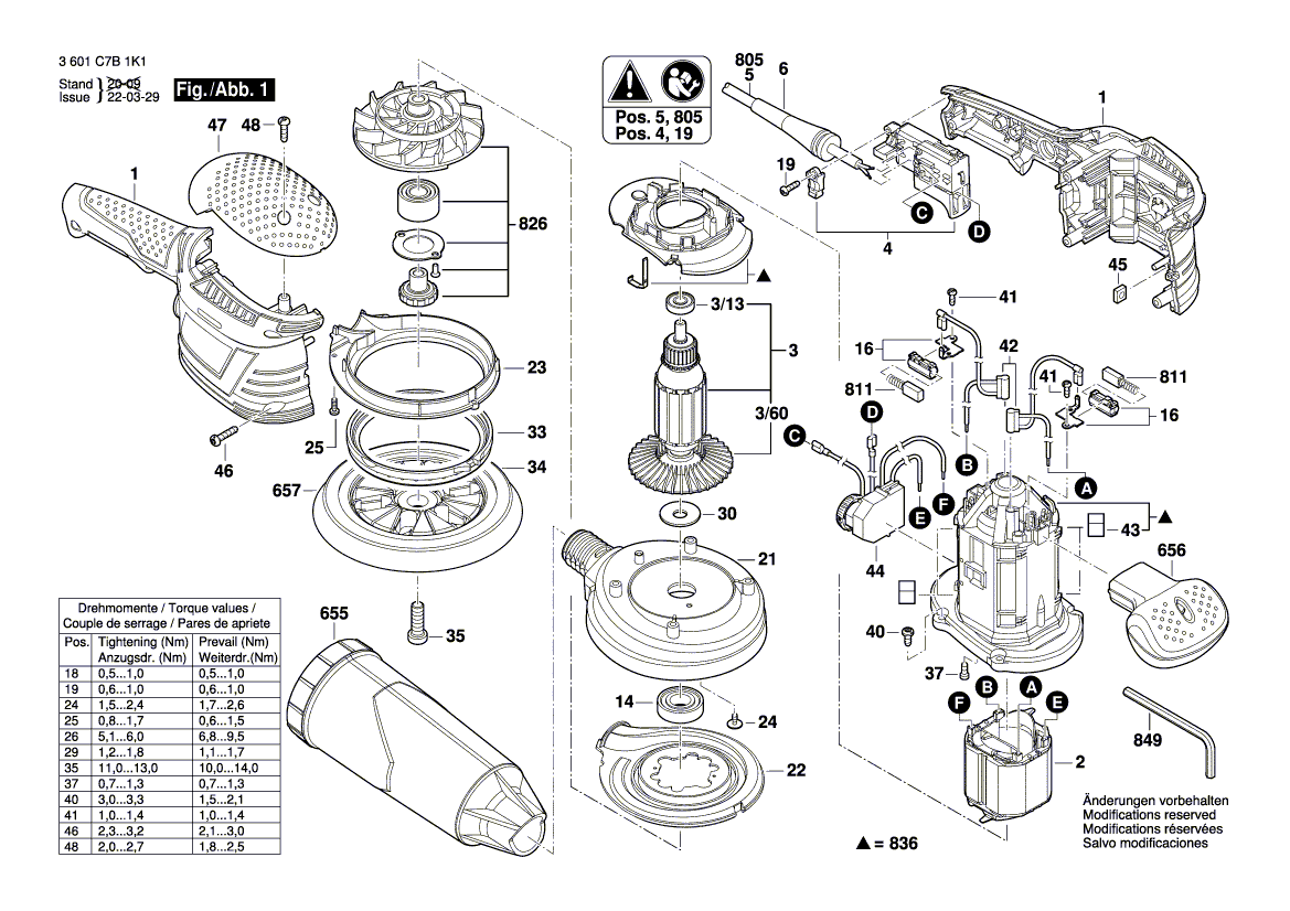 New Genuine Bosch 2605500208 Housing Cover
