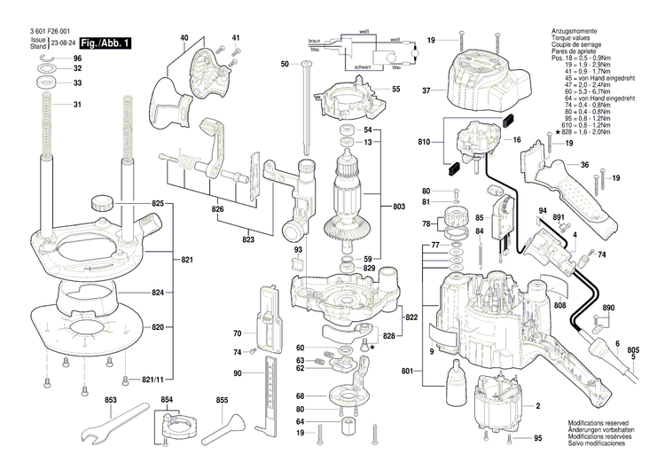 New Genuine Bosch 2605500213 Cover