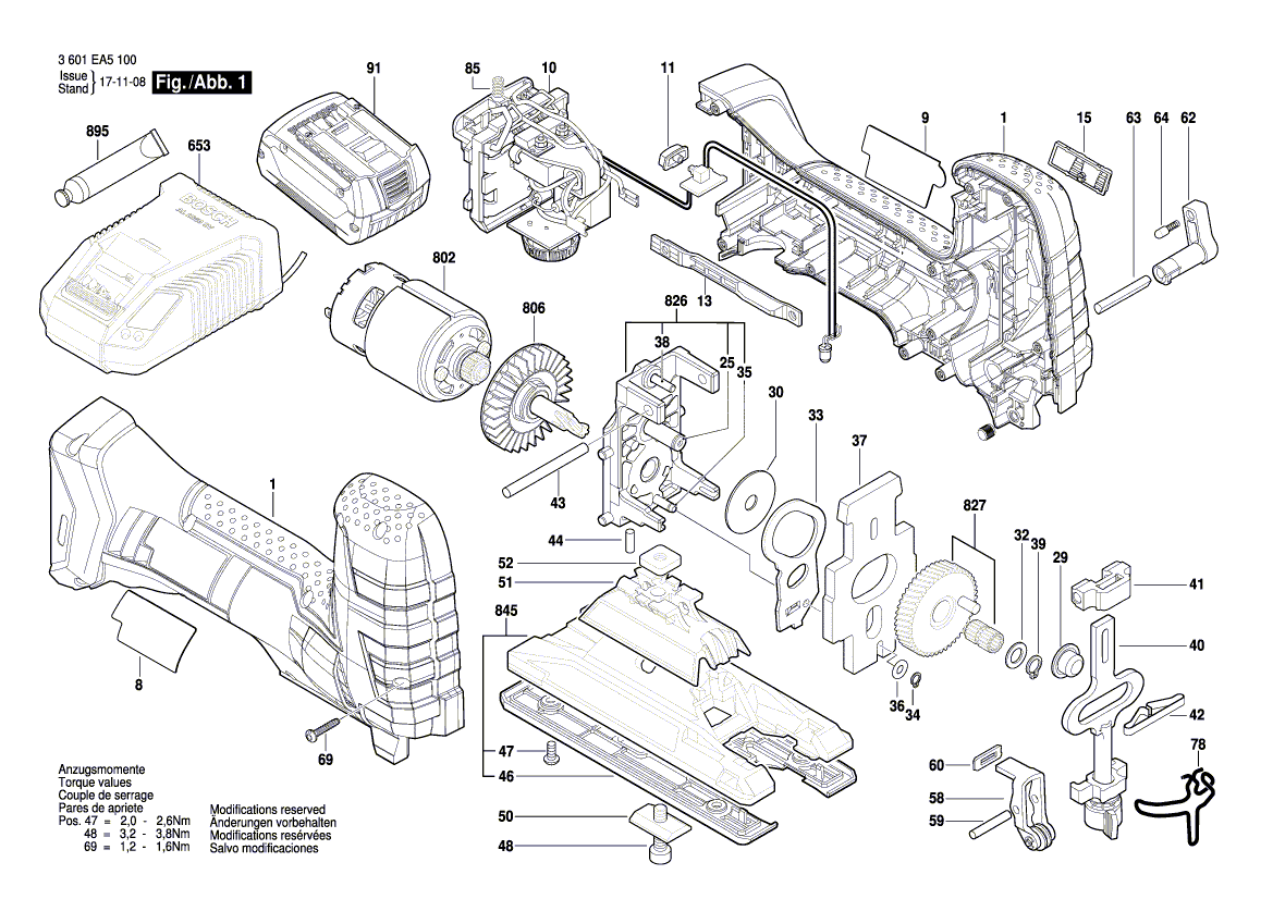New Genuine Bosch 2605500221 Location Piece