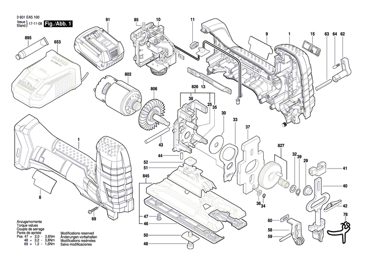 New Genuine Bosch 2605500221 Location Piece