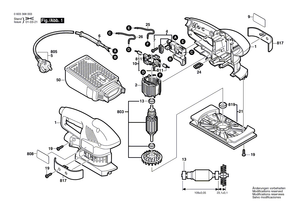 New Genuine Bosch 2605500910 Cover Panel