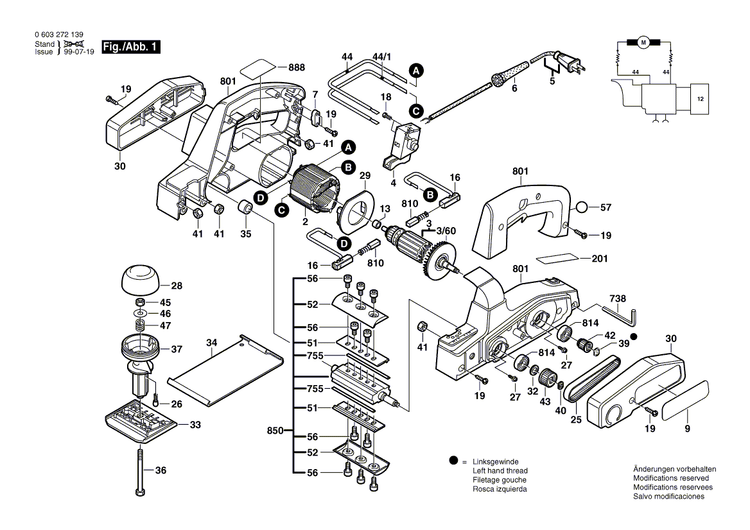 New Genuine Bosch 2605510007 Clamping Jaw