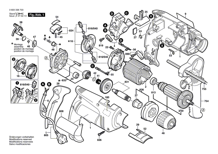 New Genuine Bosch 2605510160 Insert Piece