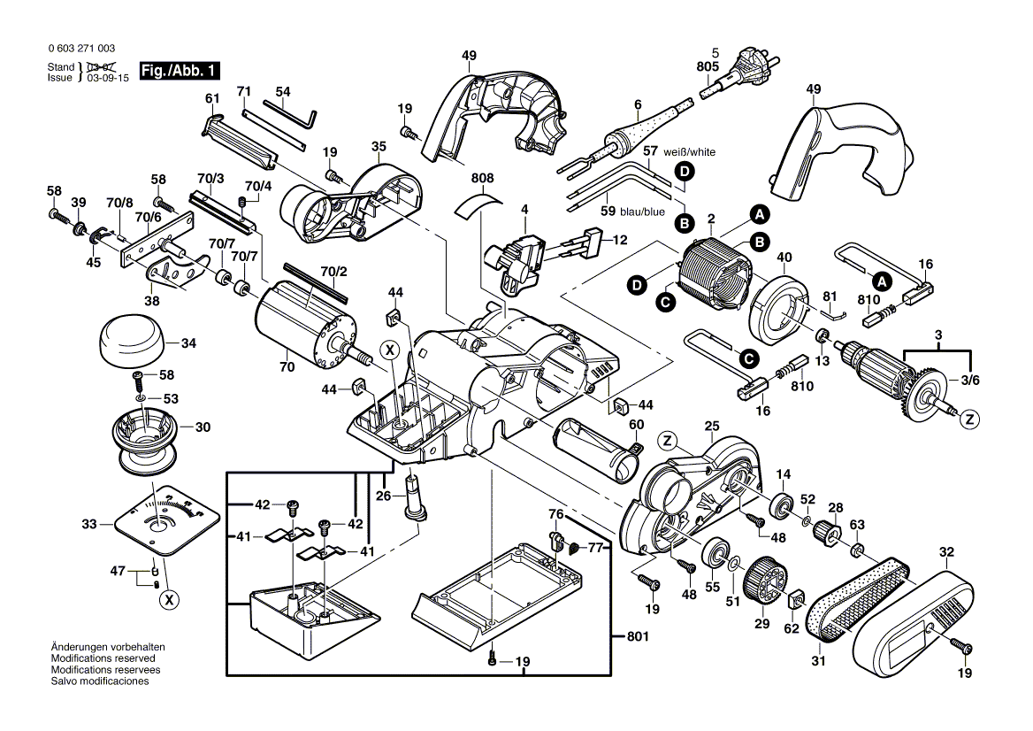 New Genuine Bosch 2605510209 Brush-Cover