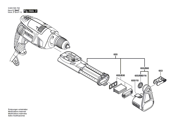 New Genuine Bosch 2605510215 Locking Piece