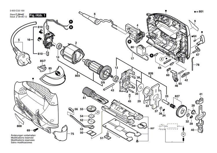 New Genuine Bosch 2605510253 Covering hood