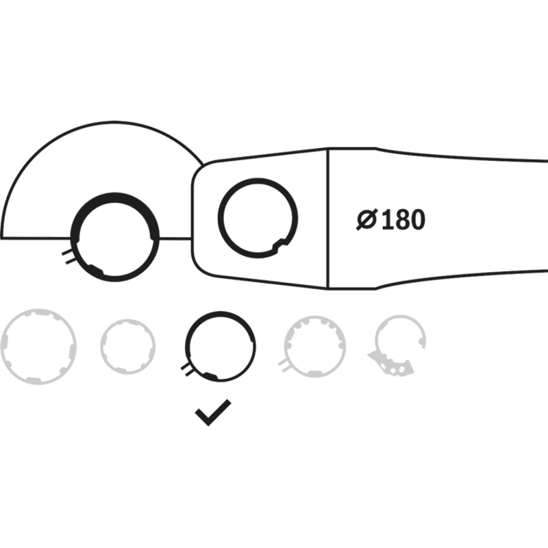 New Genuine Bosch 2605510297 Protective Guards without Cover For small angle