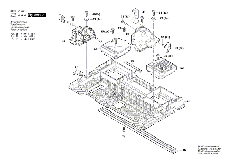 New Genuine Bosch 2605510323 Protection cover