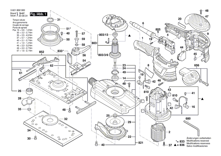 New Genuine Bosch 2605510904 Suction Hood
