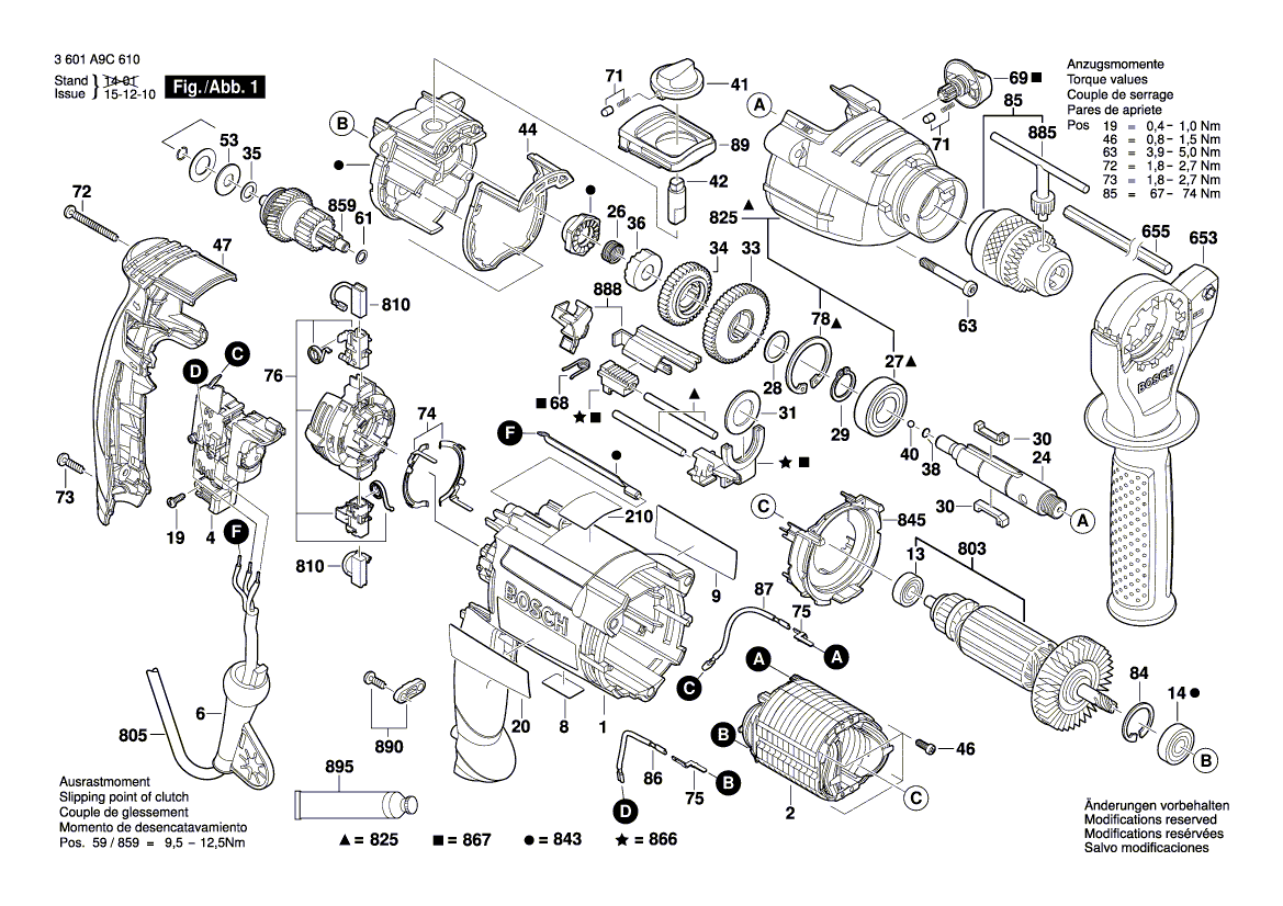 New Genuine Bosch 2605700949 Bearing Bracket