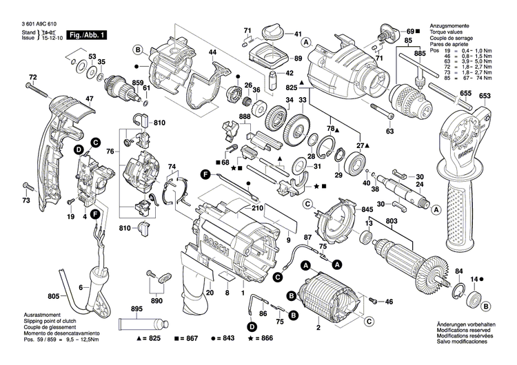 New Genuine Bosch 2605700949 Bearing Bracket